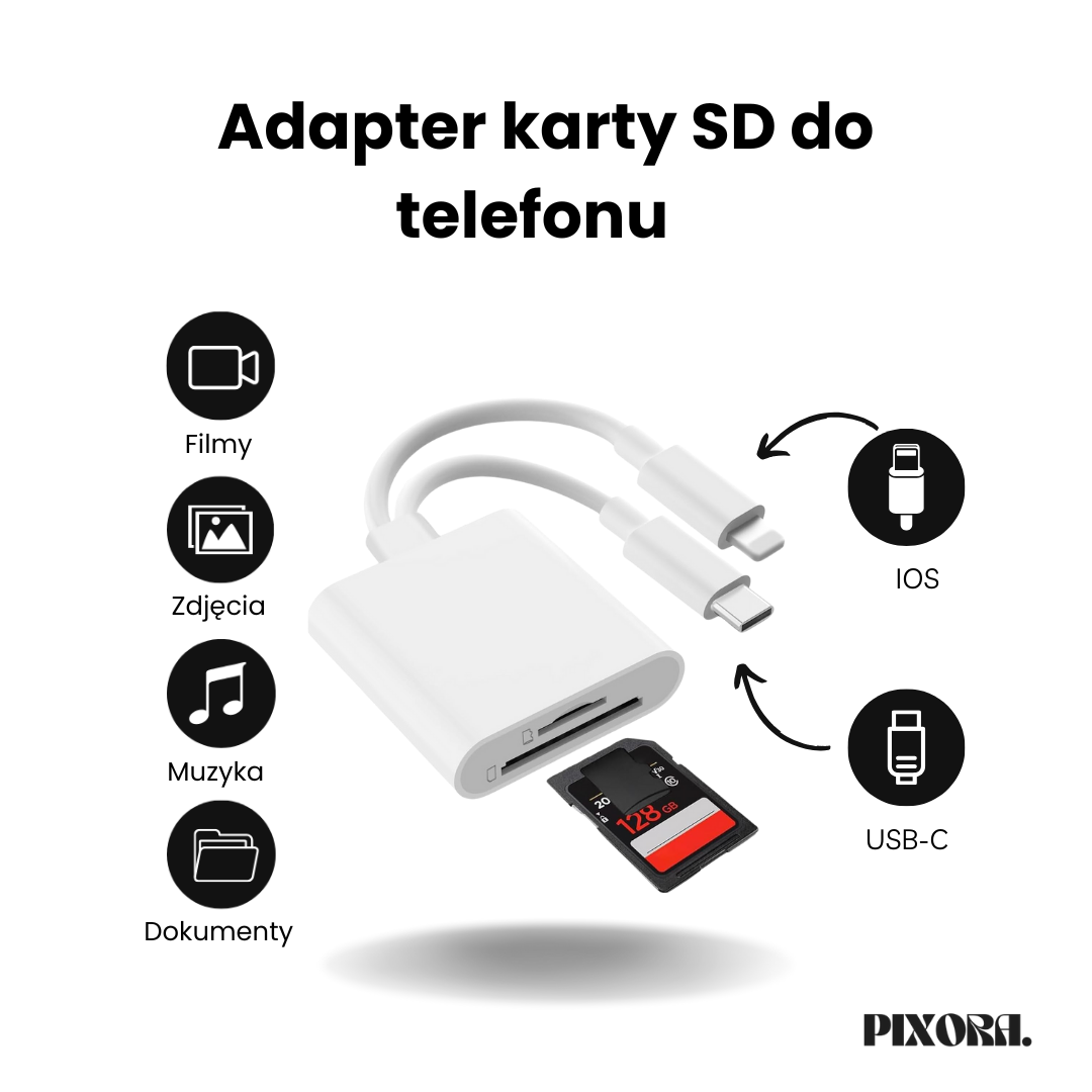 Pixora - Adapter karty SD